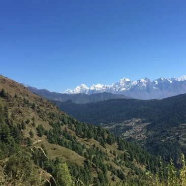 Pikey peak trek view from pikey Basecamp