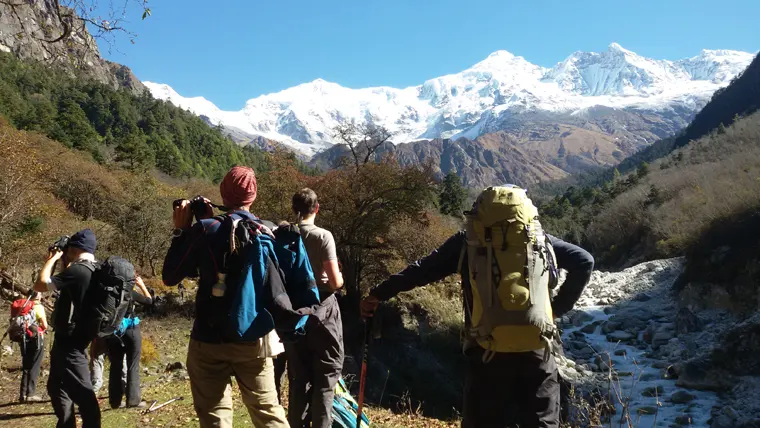 Group joining trekking in nepal 