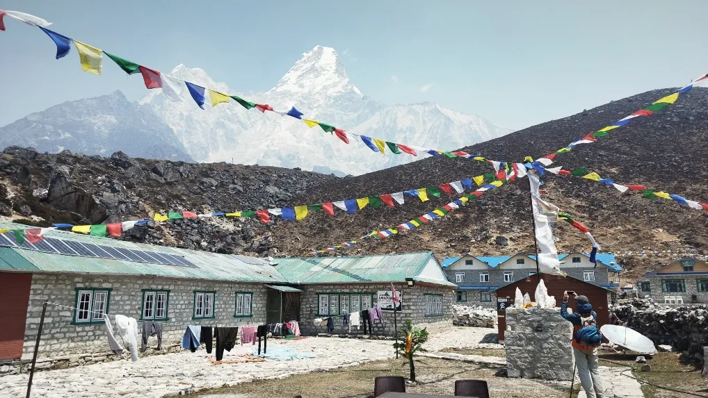 Mt. Ama dablam view from Pangboche