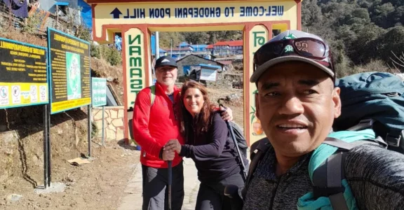 lower ghorepani village.