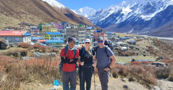 Kaynjing gumpa village