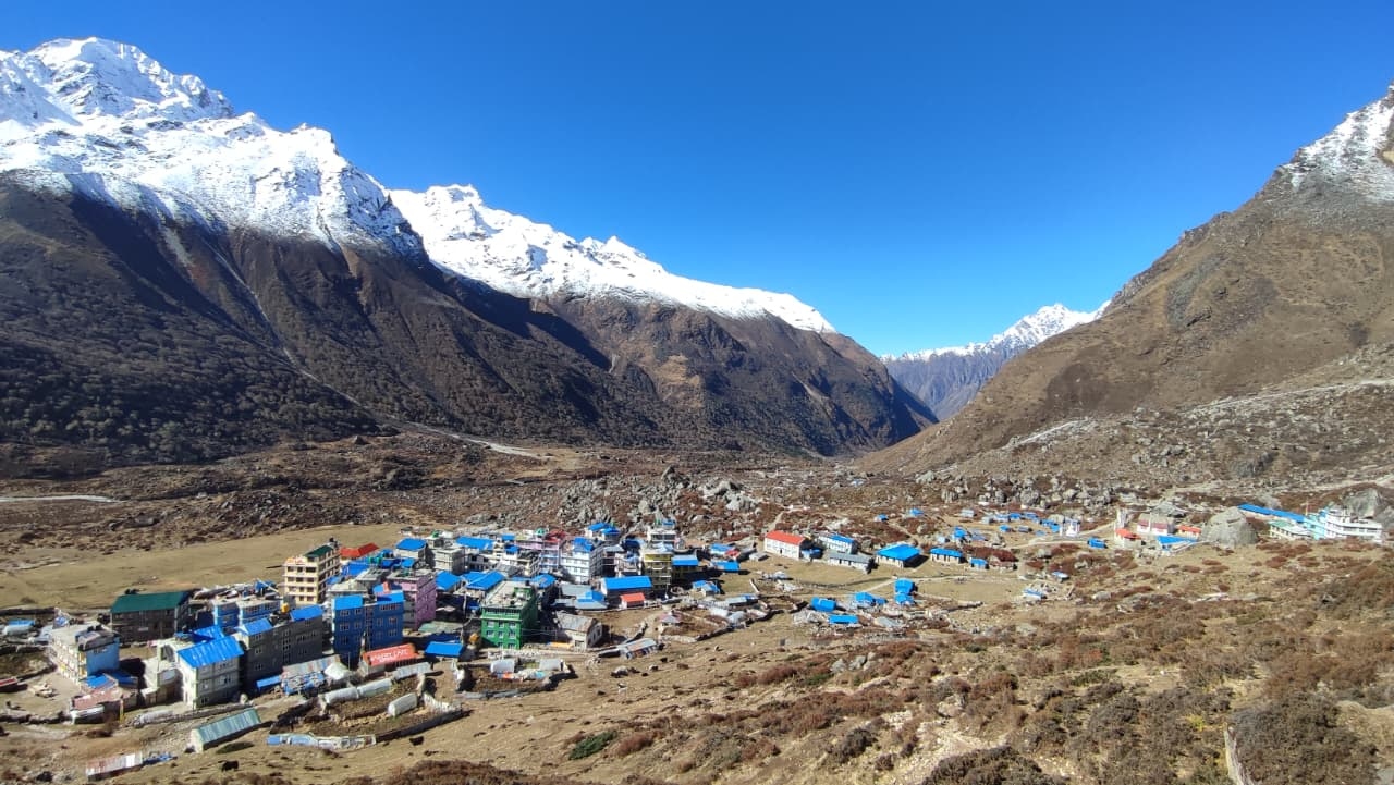 Langtang valley Trek Kaynjing gumpa