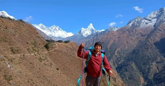 everest view from namche