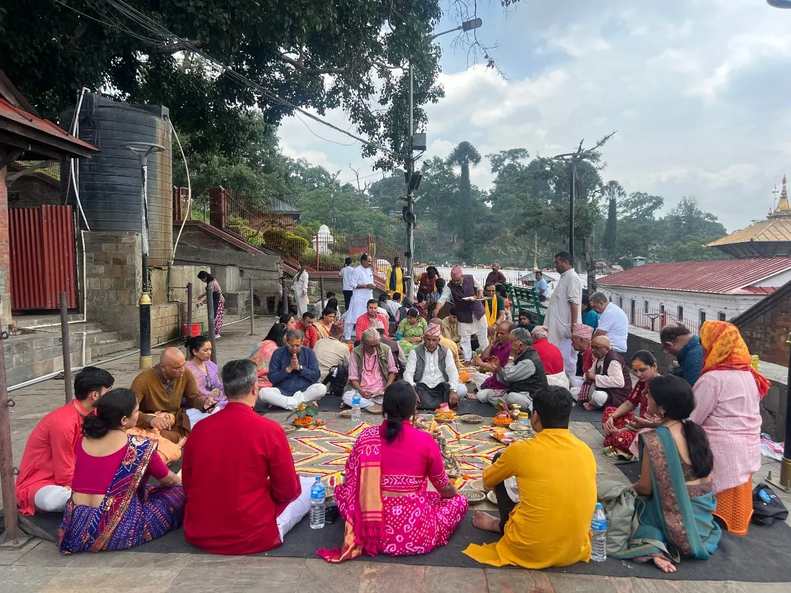 Kailash puja at Pashupatinath