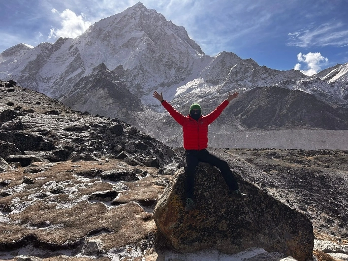 Hey here we are at Dingboche 2 1