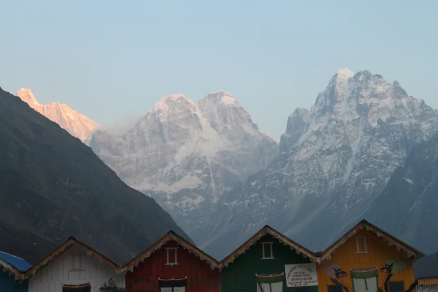 along the way to Kanchenjunga north Basecamp 