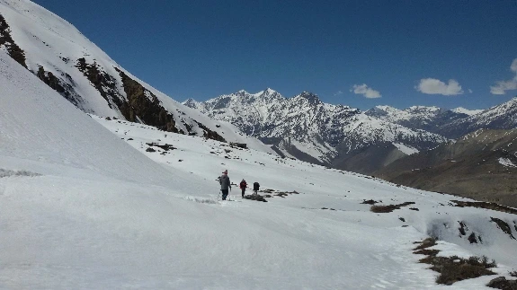 One the way back to Muktinath from Thoronga la pass