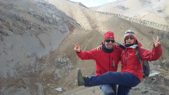 Winter season on Annapurna circuit