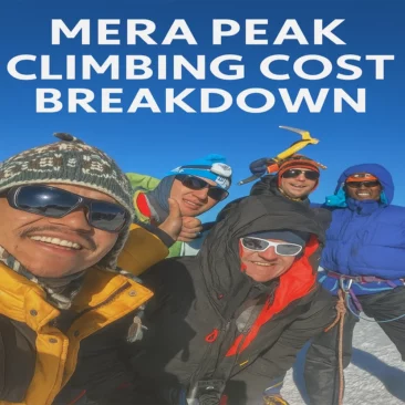Mera peak climbing cost breakdown