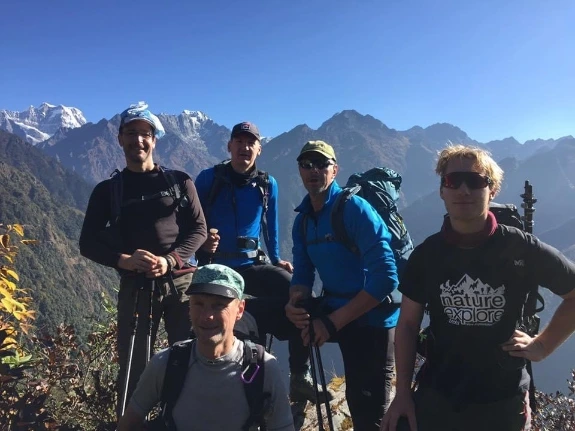 On the way to Mera peak