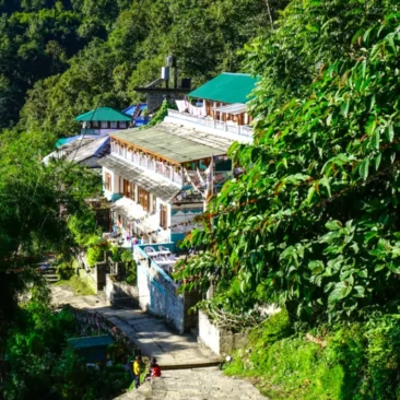 Traditional Teahouse Along the Annapurna Circuit