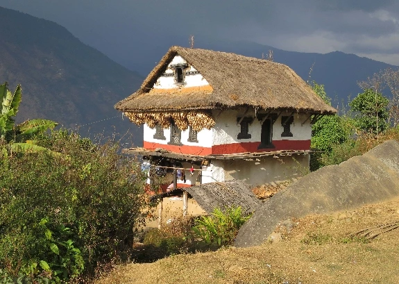 Village mud house