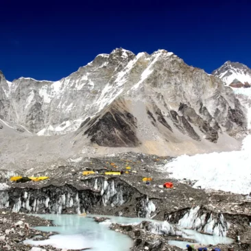 Breathtaking panorama from Everest Base Camp