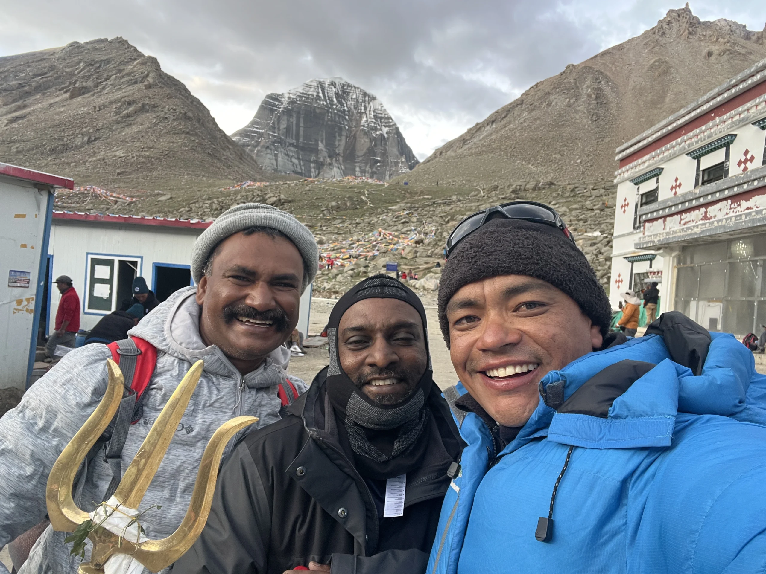 At the darchen with Anand Ji