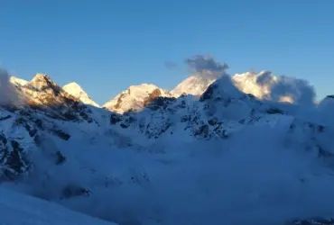 Sunrise over Everest ranges