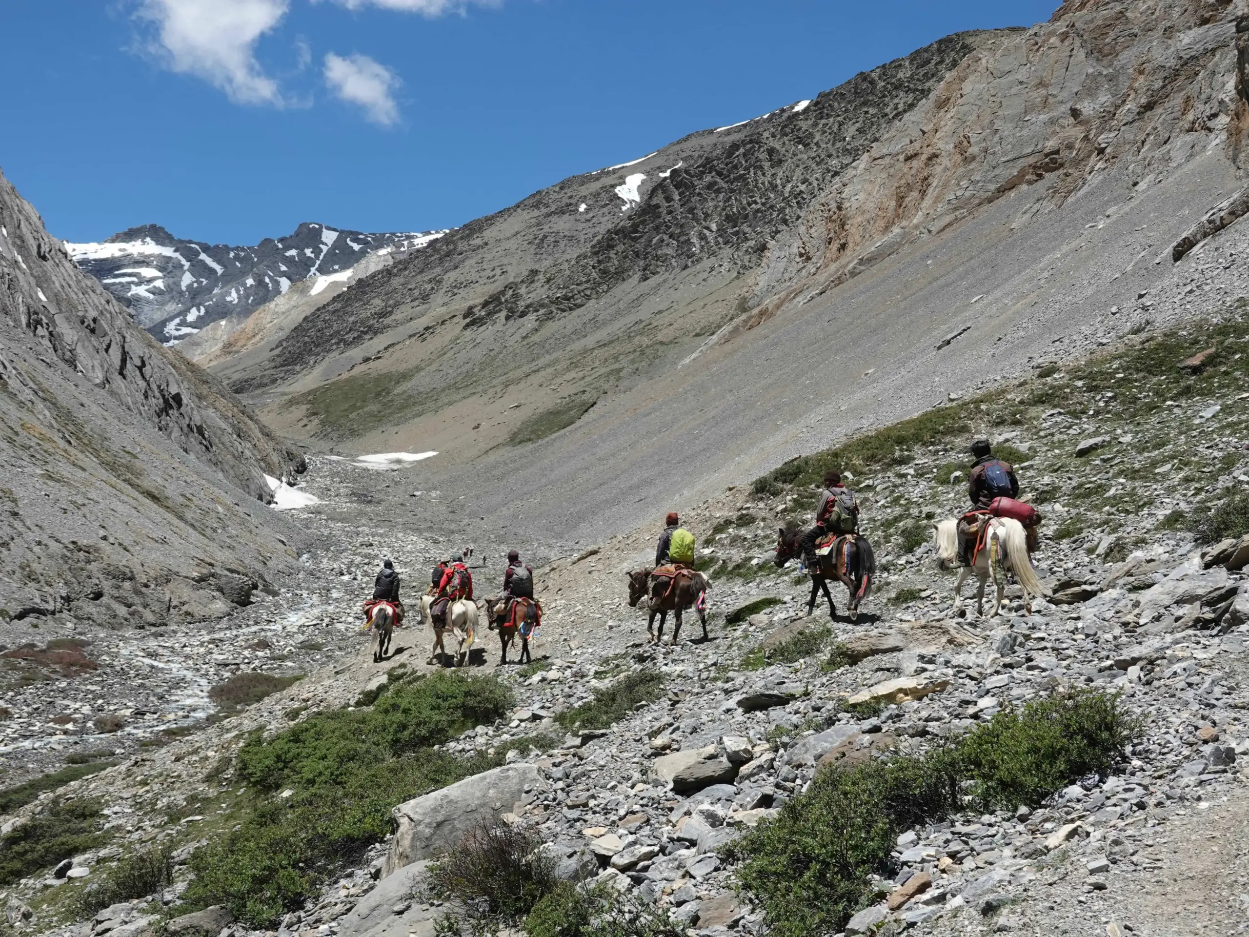 horse riding in upper mustang trek 9 scaled
