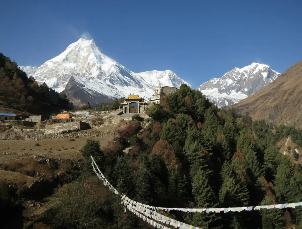 Manaslu Circuit Trek in Autumn, Permit, Cost & Route Guide 21 Mount Manaslu.1