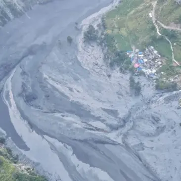 ʻO Budhi Gandaki ka hopena o ke kahawai ma ka Manaslu Trek
